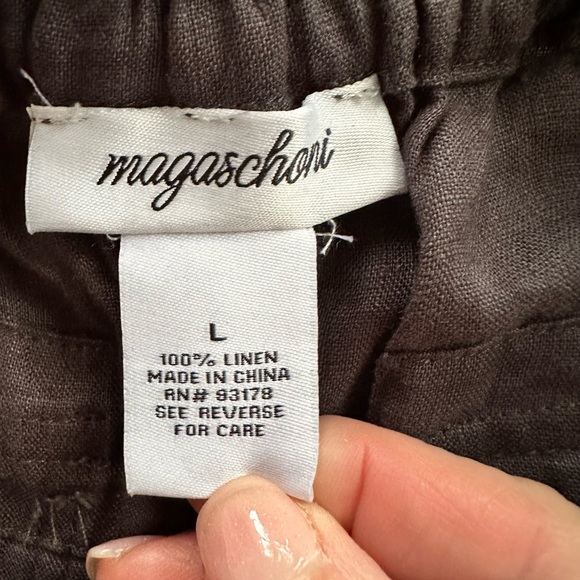Magascholi Linen Jogger Pants - Picture 7 of 7